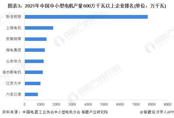 2022年中国中小型电机行业发展现状分析 产销增长势头依旧【组图】(图3)